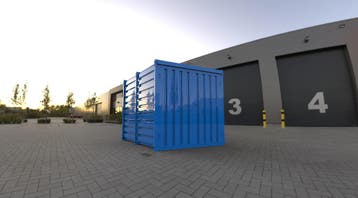 Demontabele container in Kleur!
