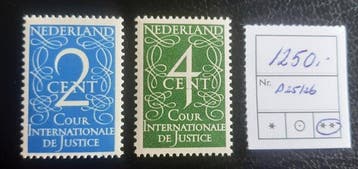 Nederland 1950 - Nederland dienst nr. 25/26 Postfris met, Gestempeld
