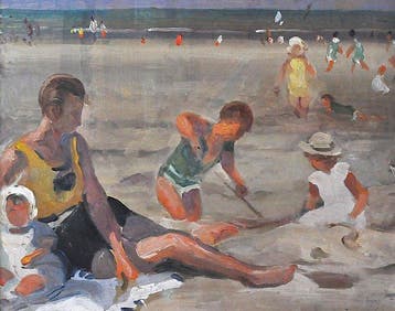 Paul Michel Dupuy (1869-1949), In the style of - Plage