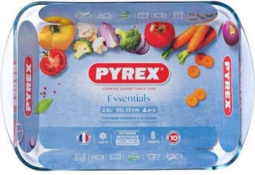 rechthoekige glazen schaal 41x27cm - pyrex - 240b000/6146, Ophalen of Verzenden, Nieuw