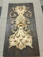 scultore francese - sculptuur, Fregio pannello intagliato