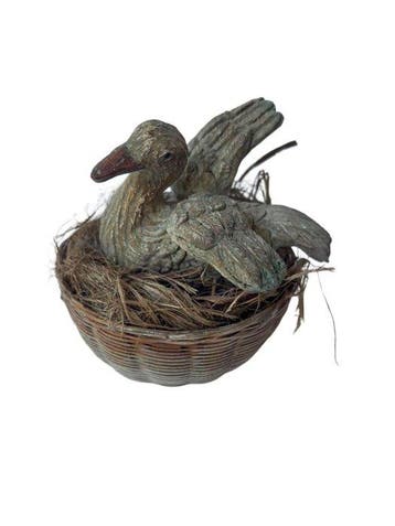 sculptuur, Presepe Napoletano - Anatra antica - 9 cm -, Antiek en Kunst
