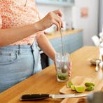 2dekans | KitchenBrothers Cocktail Set met Cocktailshaker -, Ophalen of Verzenden, Zo goed als nieuw