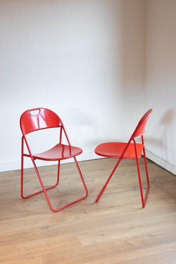 IKEA - Niels Gammelgaard - Klapstoel (2) - Kinno - Metaal