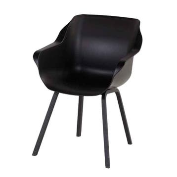 Hartman Sophie Element dining stoel Carbon Black -, Nieuw