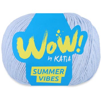 Katia WOW Summer Vibes - 89 hemelsblauw - Katoen/Acryl Gar, Ophalen of Verzenden, Nieuw