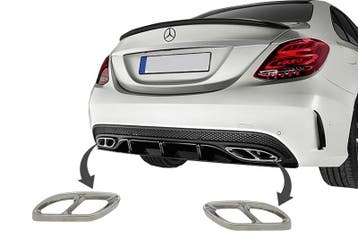 Sierstukken 43 AMG look Mercedes C W205 E W212 GLE W166 GLC, Ophalen of Verzenden, Nieuw