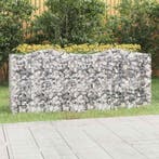 vidaXL Schanskorf gewelfd verhoogd 200x50x100 cm, Tuin en Terras, Bloembakken en Plantenbakken, 100 cm of meer, Verzenden, Nieuw