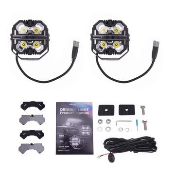 Quad LED Koplamp DRL Daytime Running Light 6000K voor Tru..., Verzenden, Nieuw