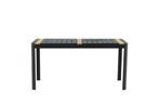 Tuintafel - Pim - Zwart  - Teak - 150*90cm - The Outsider, Verzenden, Nieuw