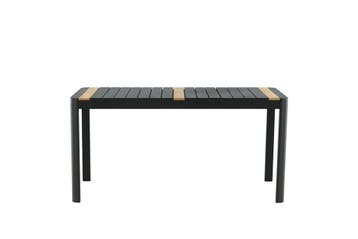 Tuintafel - Pim - Zwart  - Teak - 150*90cm - The Outsider, Verzenden, Nieuw