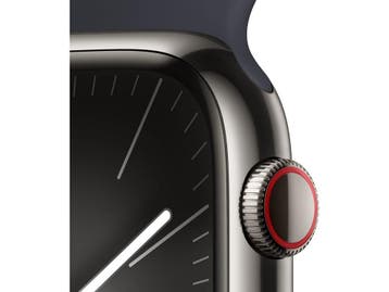 Apple Watch Series 9 - Smartwatch - 45mm GPS + Cellular RVS, Verzenden, Zo goed als nieuw, Apple