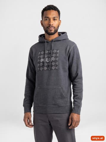 HUF Hoodies Heren maat S Grijs Vintage, Ophalen of Verzenden, Nieuw