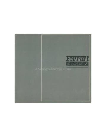 1983 FERRARI 400I BROCHURE 295/83, Nieuw, Ferrari, Author