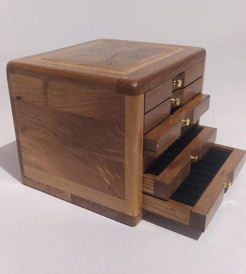 Bureauset - Hout (Walnoot), Nieuw