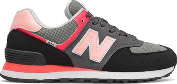 New Balance 574 - maat 39 - Dames Sneakers - Black/Pink, Verzenden, Nieuw