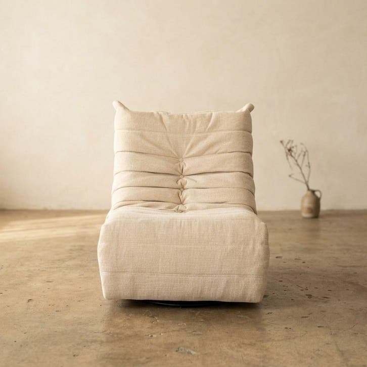 Relaxfauteuil Zen | Beige, Huis en Inrichting, Stoelen, Nieuw, Ophalen of Verzenden