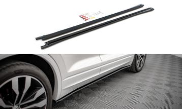 Zijskirts Volkswagen Touareg MK3 R-Line Maxton Glans Zwart, Ophalen of Verzenden, Nieuw
