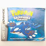 MarioGBA.nl: Pokemon Sapphire Handleiding - iDEAL!, Spelcomputers en Games, Ophalen of Verzenden, Gebruikt