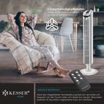 Torenventilator - Fluisterstil - Oscillatie - Zilver - KESSE, Verzenden, Zo goed als nieuw