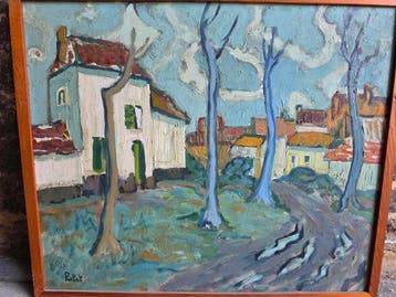 Octave Pirlet (1914-1979) - Dorpszicht