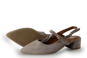 No Stress Slingbacks in maat 37 Beige, Kleding | Dames, Verzenden, Beige, Zo goed als nieuw, No Stress