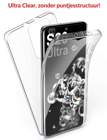 Galaxy S20 Ultra 360° Ultra Clear Hybrid PC + TPU Hoesje, Ophalen of Verzenden, Nieuw