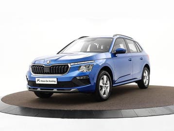 Zakelijke Lease |  Škoda Kamiq 1.0 TSI 115pk Selection, Stof, Gebruikt, Euro 6, Blauw