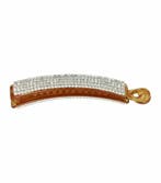 Haarspeld Bananenklem 11cm - Staartklem - Recht - Strass, Nieuw