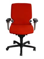 Haworth Comforto 77 bureaustoel, rood, Overige plaatsen, Ophalen of Verzenden, Gebruikt, Stoel