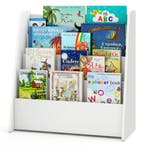 LIVSK Kinderboekenrek met 4 Opbergvakken - Optimale Hoogte 5, Verzenden, Nieuw