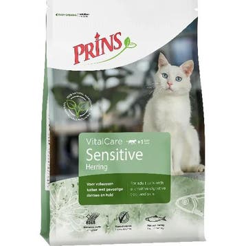 Prins Vitalcare Sensitive Haring kattenvoer 10kg, Verzenden, Kat