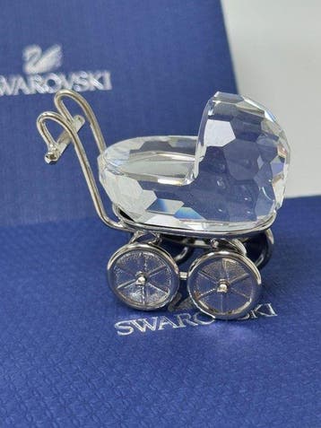 Swarovski - sculptuur, Baby Carriage - Pram, Silver - 626865