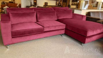 Loungebank Indijk - loungebanken - Roze, Nieuw, 150 cm of meer, Stof, 250 tot 300 cm