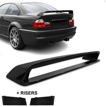 Glanzend zwarte LTW wing passend voor BMW 3 serie E46 sed..., Verzenden