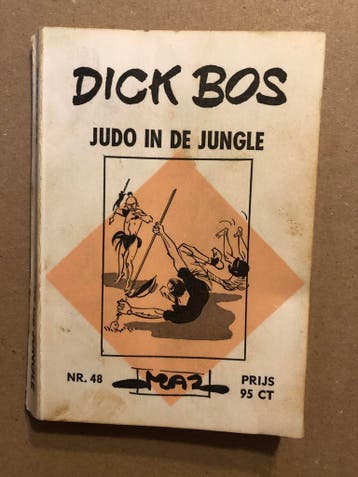 Dick Bos - Nr. 48 - Judo in de Jungle - zeldzaam, Verzamelen, Ophalen of Verzenden, Gebruikt, Boek of Spel