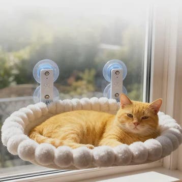 Kattenhangmat voor het Raam met Sterke Zuignappen - Comforta