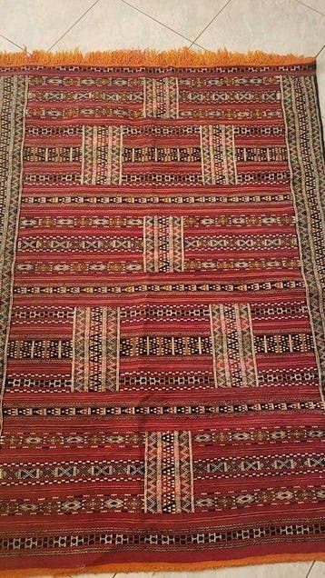 Kelim - 163 cm - 120 cm - Tapijt Kilim Marokko, Nieuw