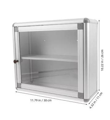 Aluminium medicijnkast – Wandmodel met 2 lagen, Verzenden, Nieuw