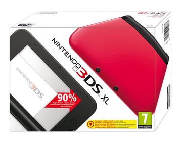 Nintendo 3DS XL Console - Zwart/Rood (In doos), Verzenden, Gebruikt