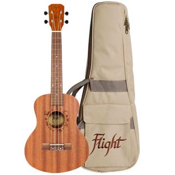 Flight NUT310 Tenor Ukulele met African Sapele Body, Truss, Ophalen of Verzenden, Nieuw