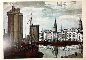 Bernard Buffet (1928-1999) - La rochelle, Antiek en Kunst