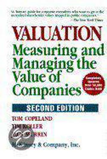 Valuation - Tim Copeland 9780471009931, Boeken, Verzenden, Gelezen, Tim Copeland