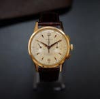 Lemania - Lemania Uti 105 Chronograph Rose Gold Plated -, Sieraden, Tassen en Uiterlijk, Horloges | Heren, Nieuw