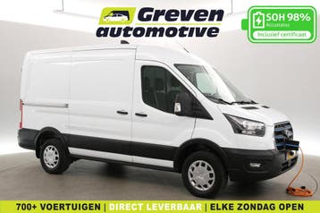 Ford E-Transit L2H2 Trend 68 kWh  Snelladen  SOH 98%  Airco, Automaat, Wit, Elektrisch, Nieuw