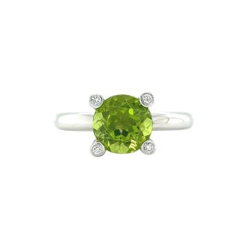 Witgouden ring van Bron Jewelry 14 karaat, Verzenden, Zo goed als nieuw, Goud