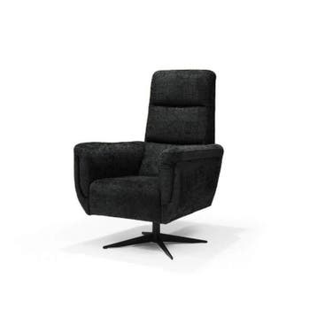 Draaifauteuil Lancaster - fauteuils - Zwart, Nieuw, Zwart, Stof