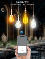 E27 LED lamp - Dimbaar - Filament lamp - 6W - 5 stuks - Aigo, Verzenden, Zo goed als nieuw