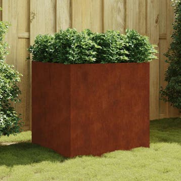 vidaXL Plantenbak 80x80x80 cm cortenstaal, Verzenden, Nieuw, Metaal, 60 tot 100 cm