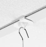 Houder voor Systeemplafond / Plafond Ophanghaak / Witte....